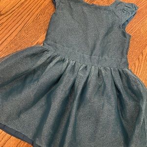 Teal dress with iridescent/sparkle